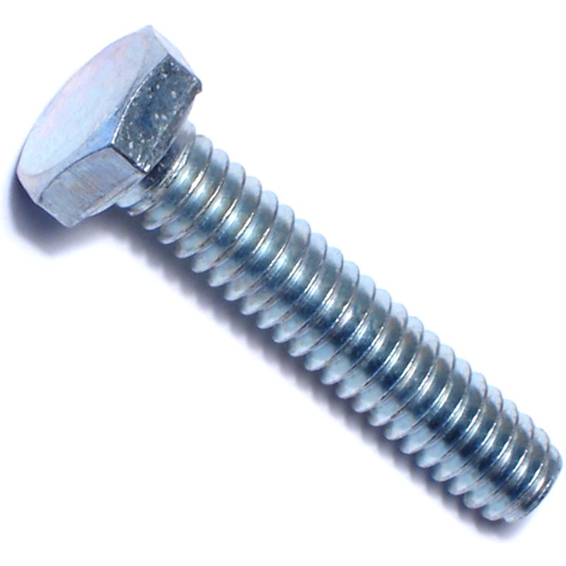 Hard to Find Fastener Tap Hex Bolts, Durable Corrosion-Resistant Steel Hex Head Bolt for Home Improvement, DIY, Construction, 1/4-20 x 1-1/4, Pack of 100
